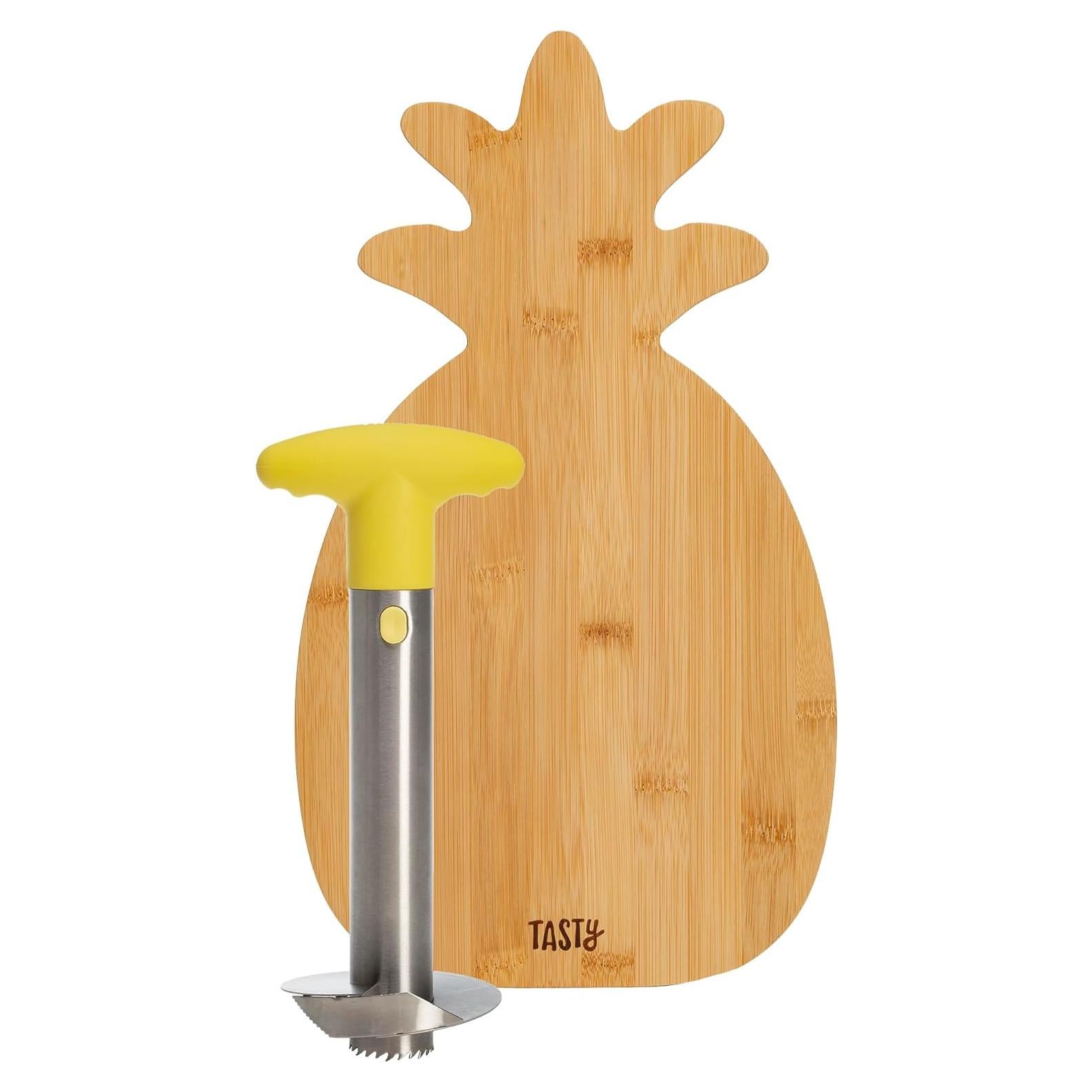 Juego de Cortador de Piña y Tabla de Bambú Tasty - 2 Piezas