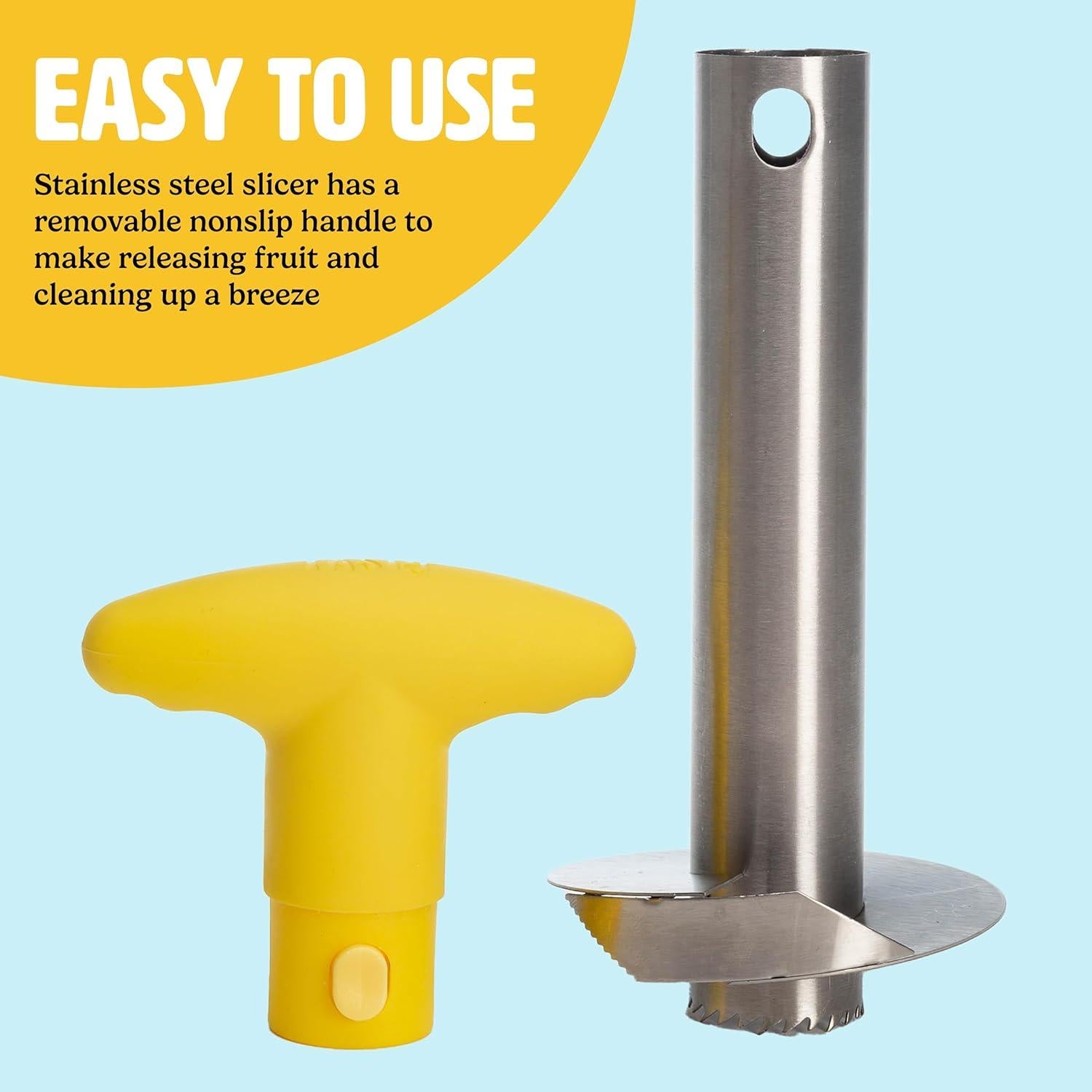 Juego de Cortador de Piña y Tabla de Bambú Tasty - 2 Piezas