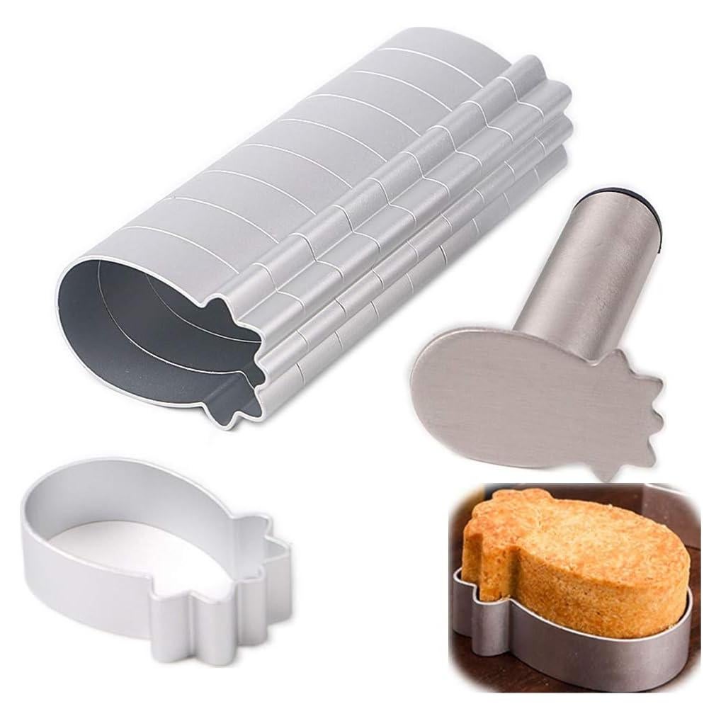 Cortador de Galletas Piña LoBake con Sello de Acero Inoxidable