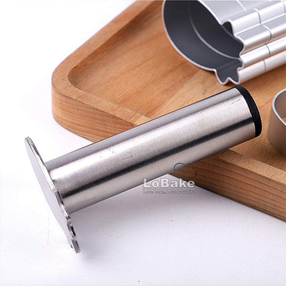 Cortador de Galletas Piña LoBake con Sello de Acero Inoxidable