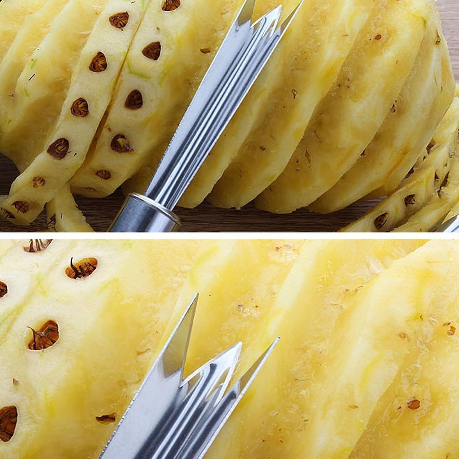 Pelador de Ojos de Piña DPWOUM Acero Inoxidable Ergonómico