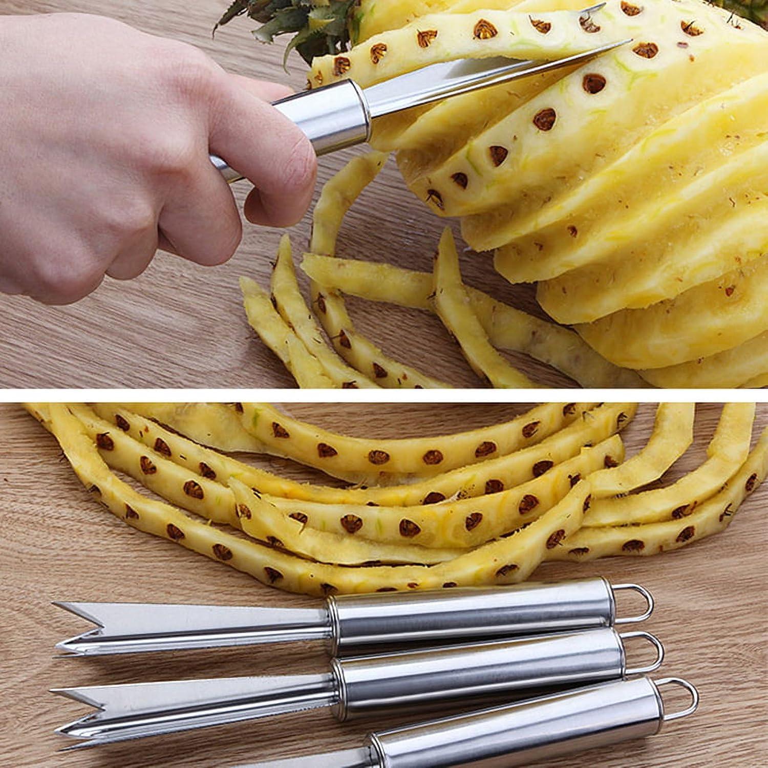 Pelador de Ojos de Piña DPWOUM Acero Inoxidable Ergonómico