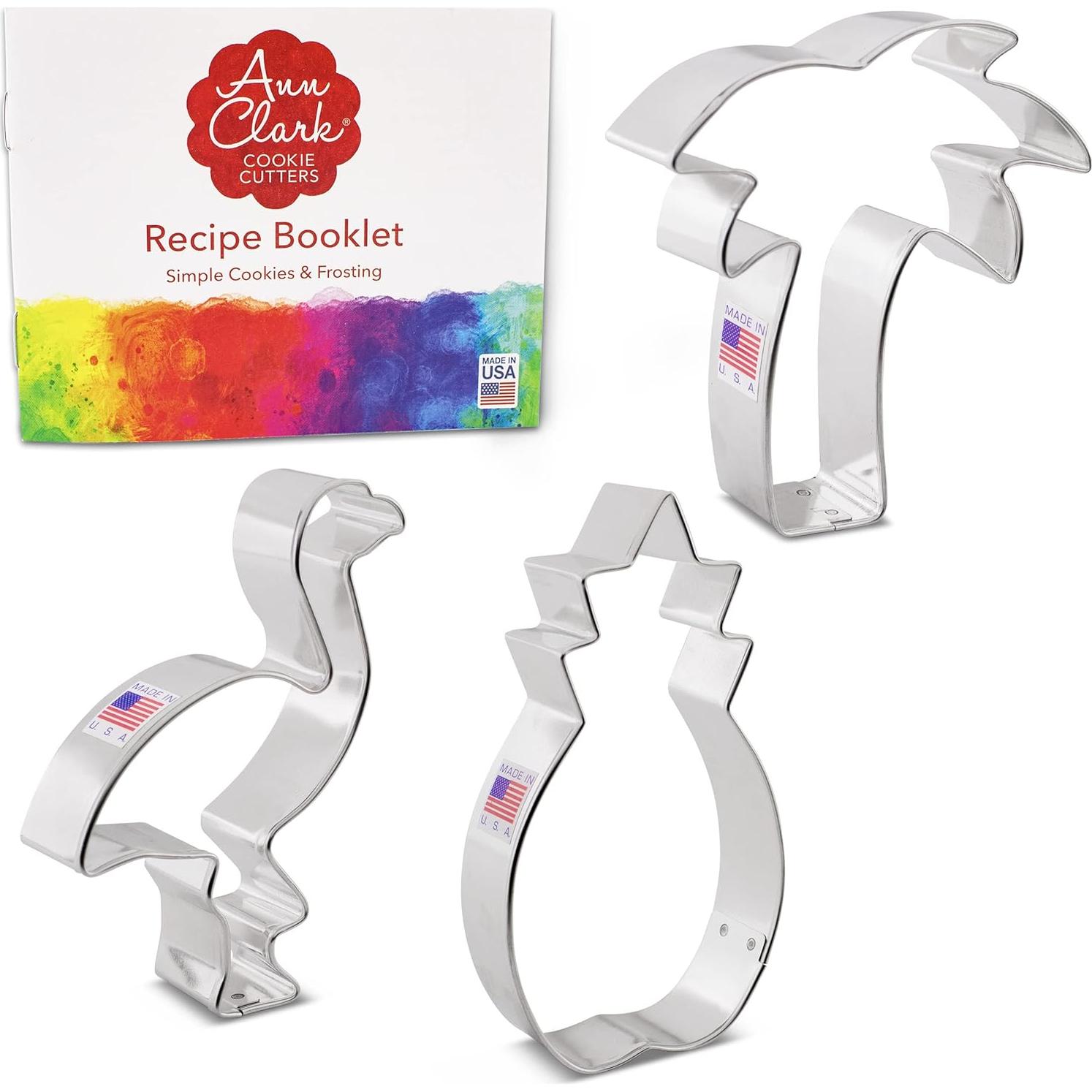 Cortadores de Galletas Tropicales Ann Clark - 3 Piezas