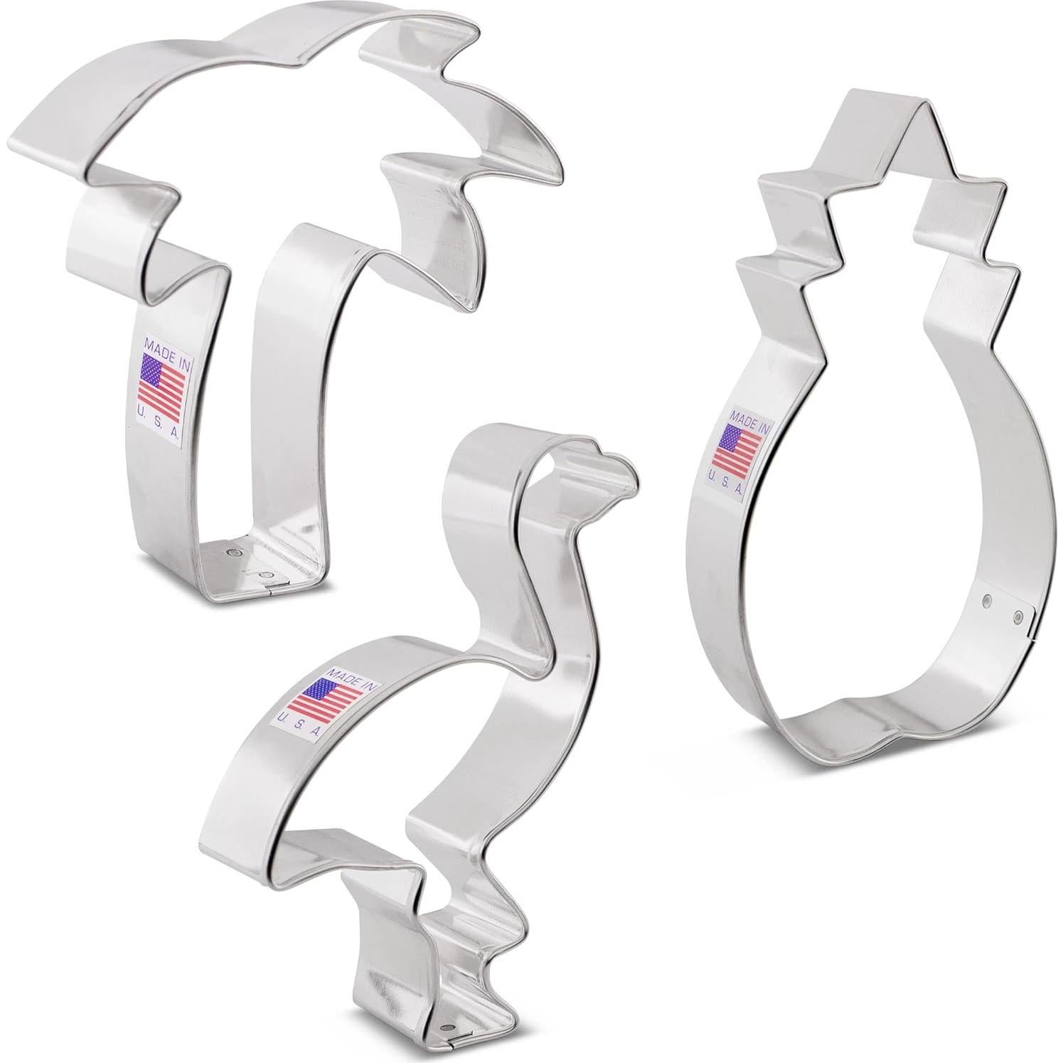 Cortadores de Galletas Tropicales Ann Clark - 3 Piezas