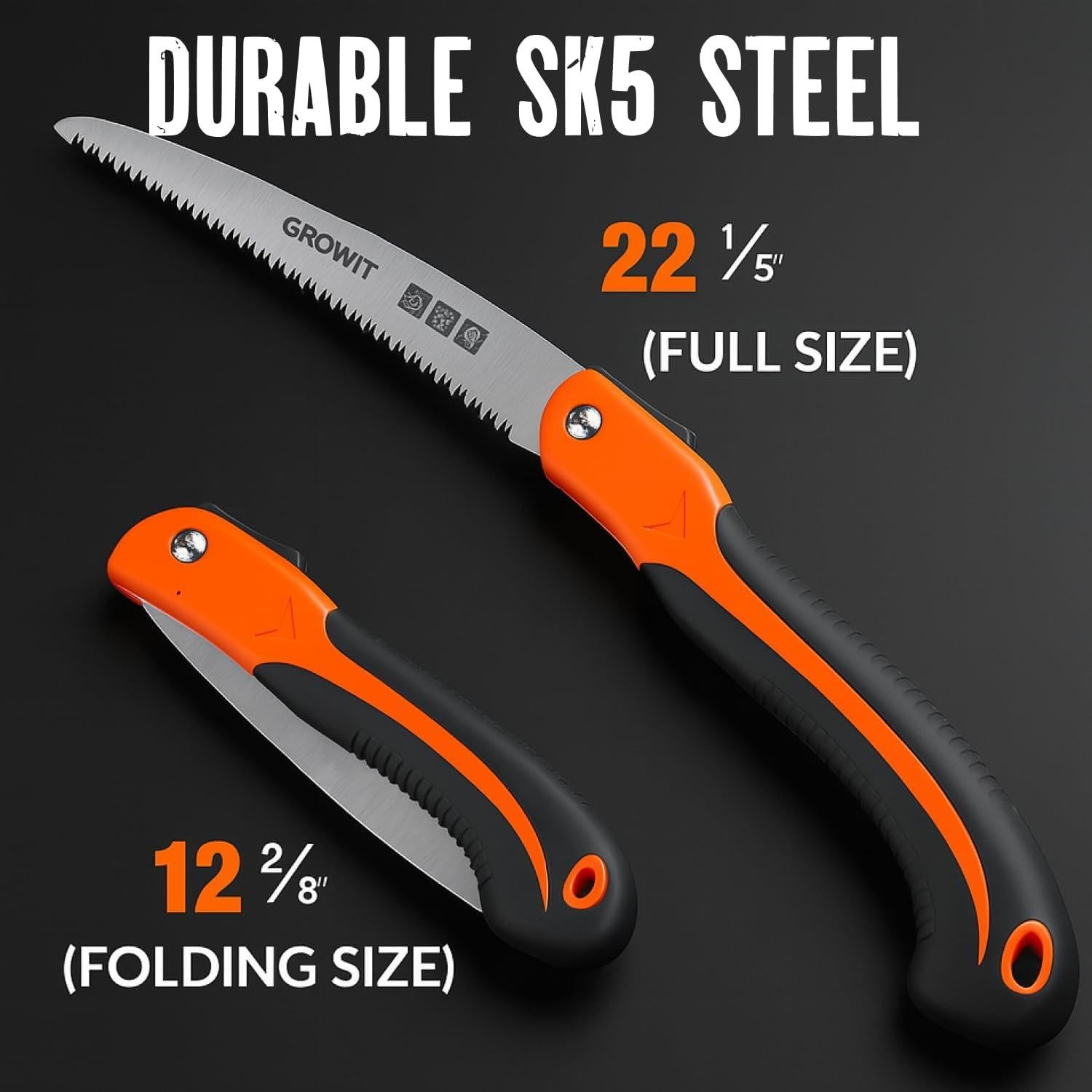 Sierra Plegable Craft911 de 28 cm - Hoja SK5 para Jardinería