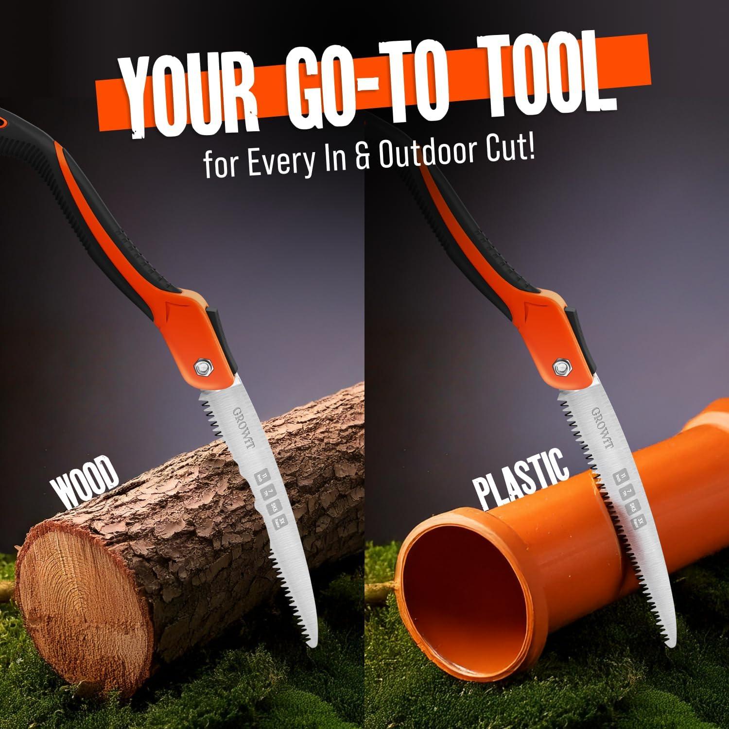 Sierra Plegable Craft911 de 28 cm - Hoja SK5 para Jardinería