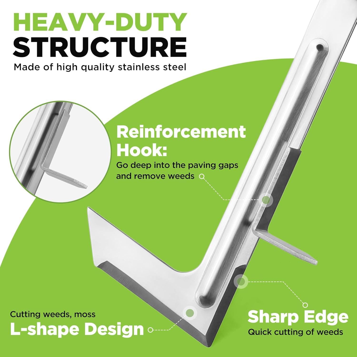 Desmalezadora de Grietas WORKPRO 30.48 cm Acero Inoxidable