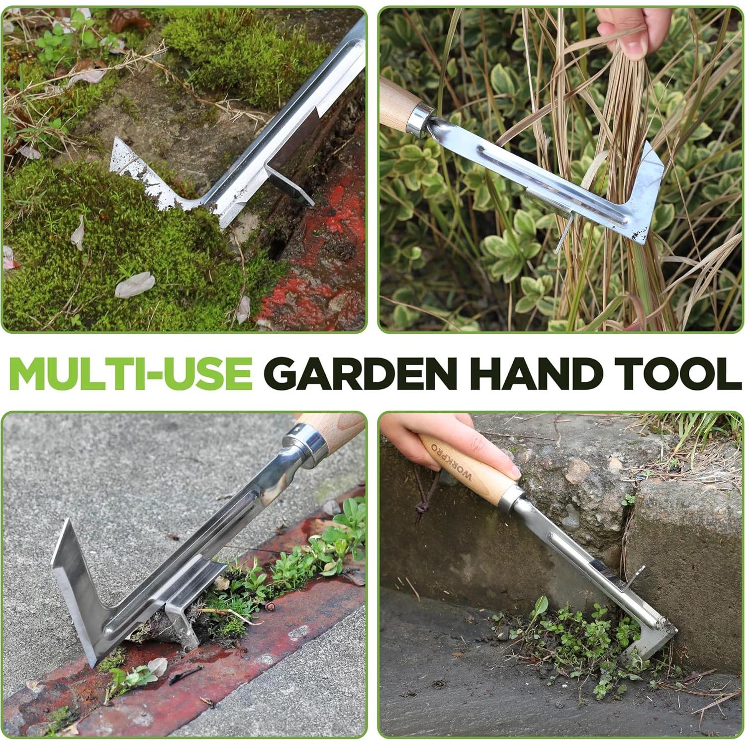 Desmalezadora de Grietas WORKPRO 30.48 cm Acero Inoxidable