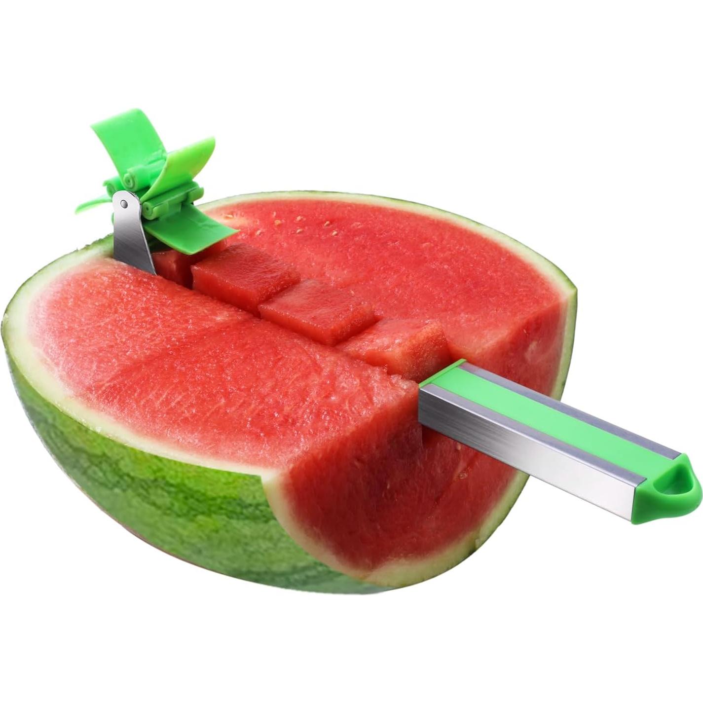 Cortador de Sandía Automático YIDADA con Cucharón para Melón