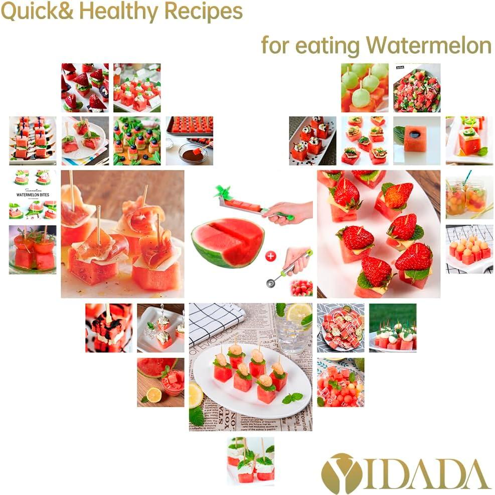 Cortador de Sandía Automático YIDADA con Cucharón para Melón