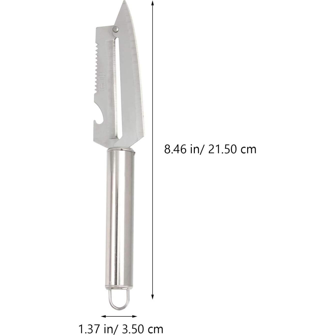 Cuchillo Pelador Multifuncional BESTonZON Acero Inoxidable 2 Pcs