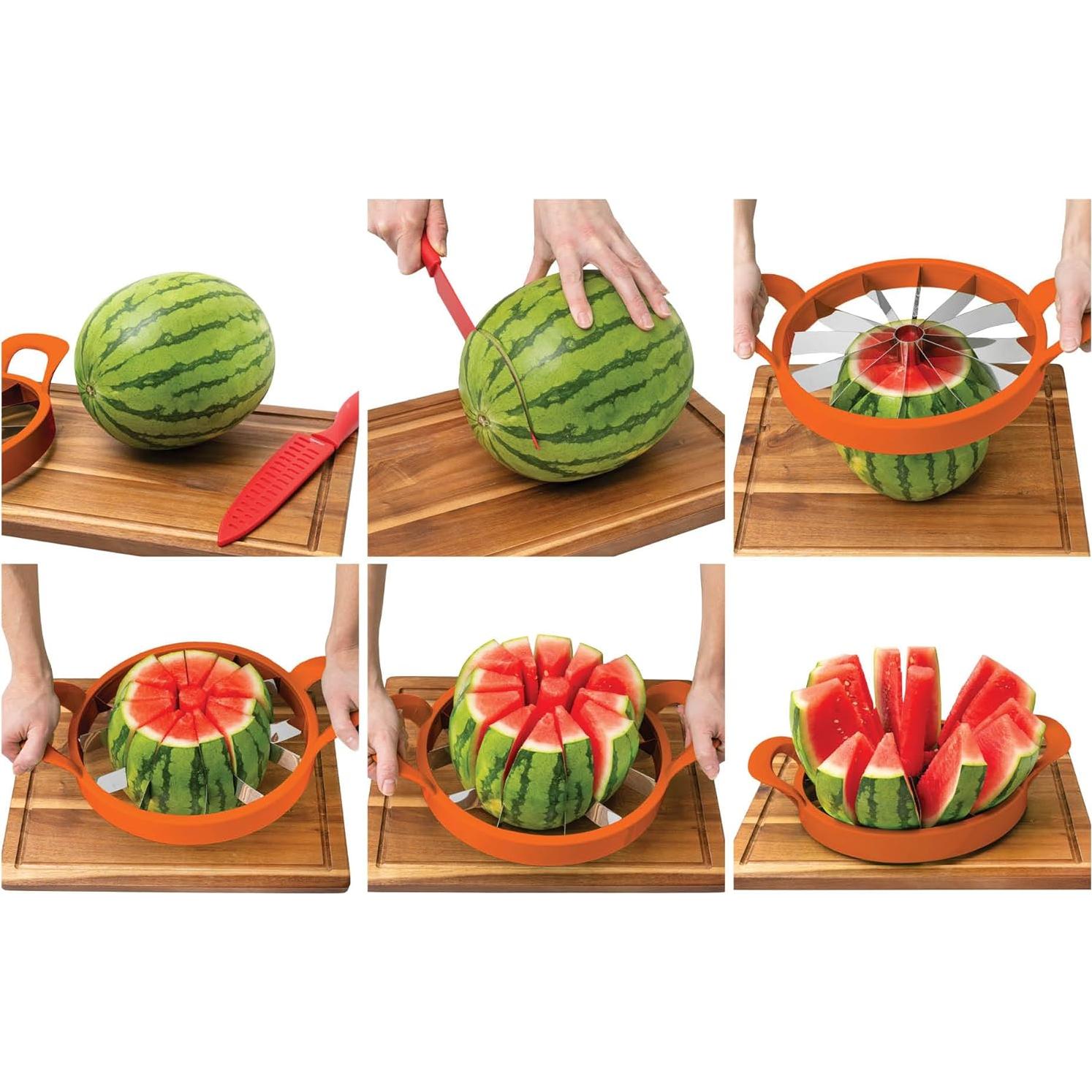 Cortador de Sandía KOLORAE Acero Inoxidable 25.4cm 12 Rebanadas