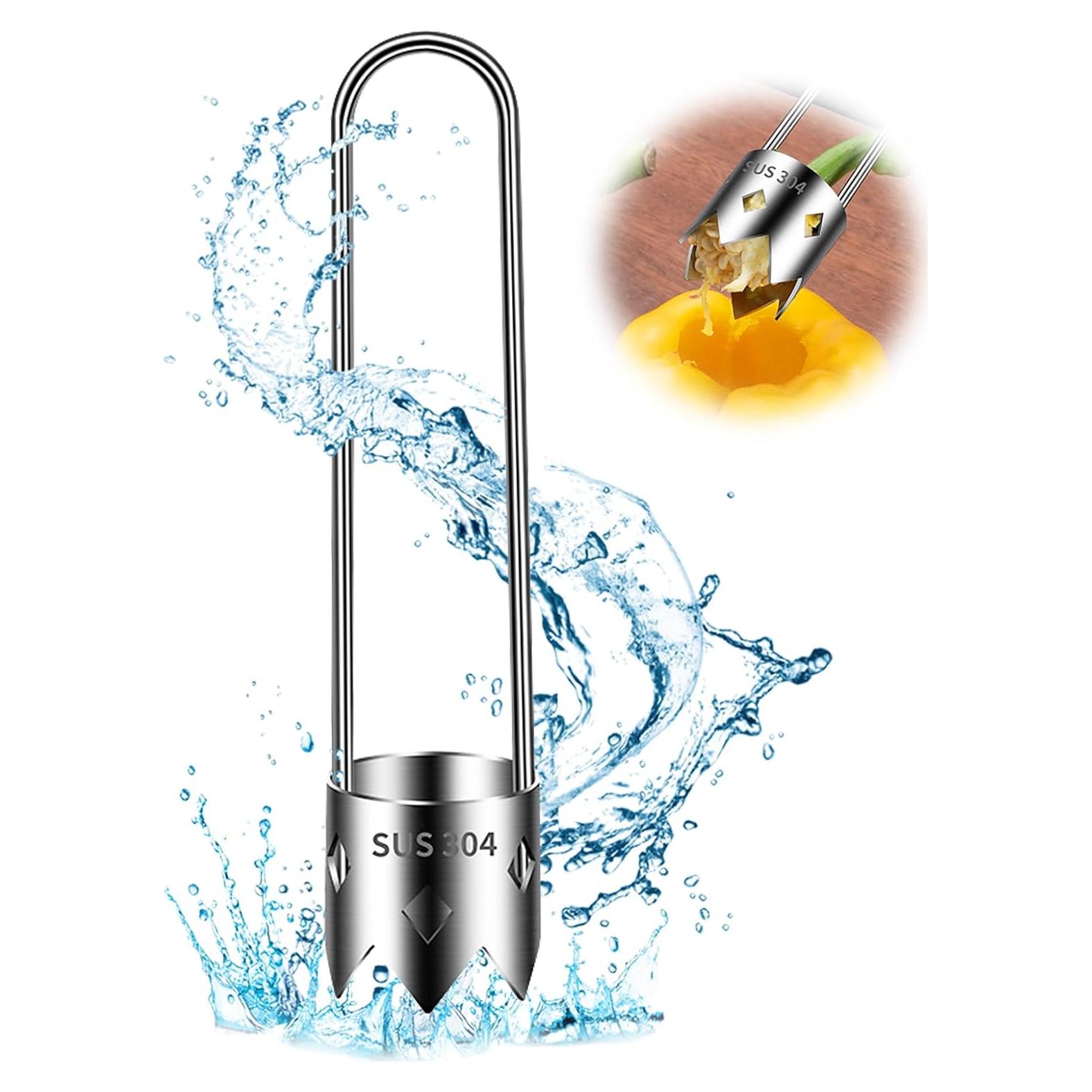 Descorazonador de Frutas y Verduras Genérico Acero Inoxidable 304