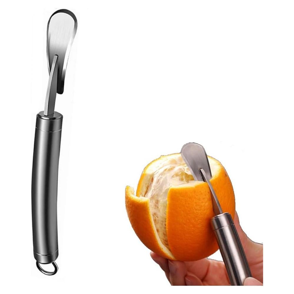 Pelador de Cítricos Ergonómico BENEKIY Acero Inoxidable 19.6 cm