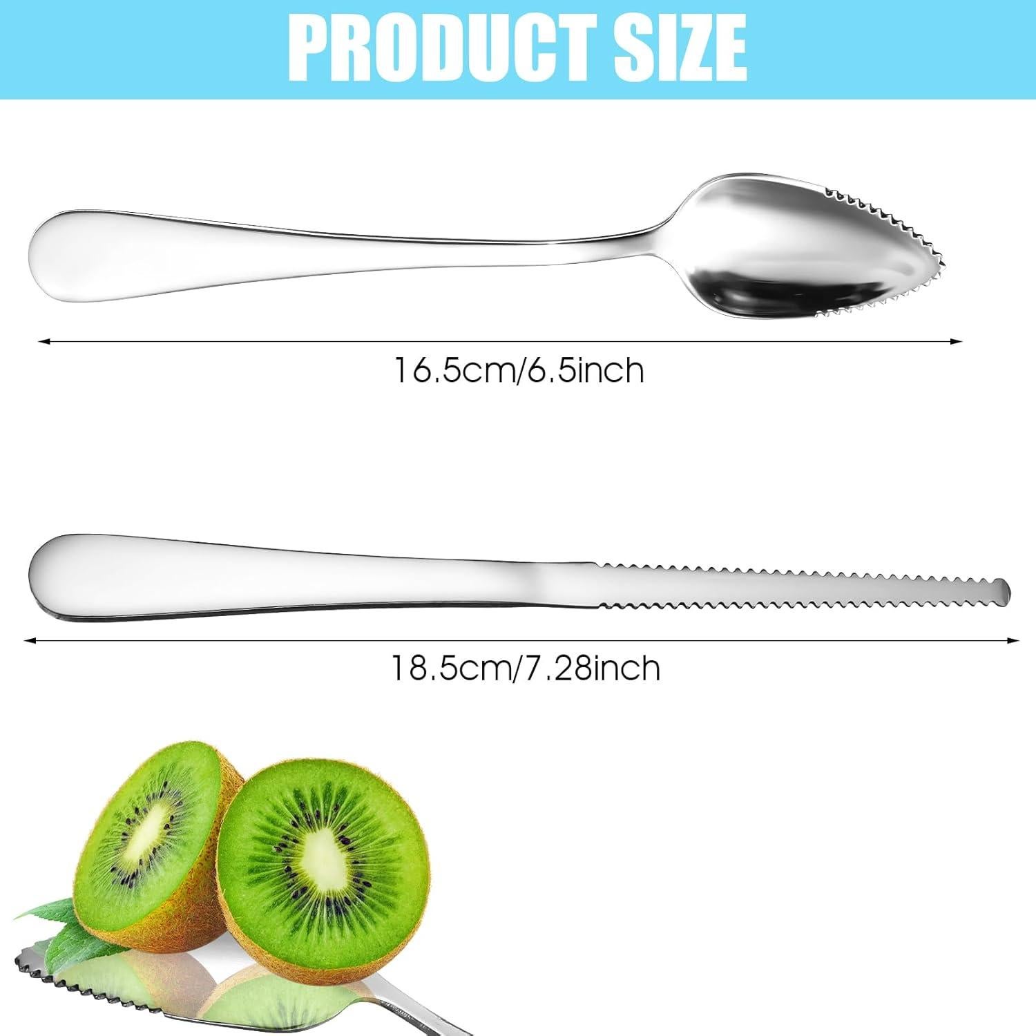 Conjunto Cuchara y Cuchillo de Pomelo Giantree - Acero Inoxidable