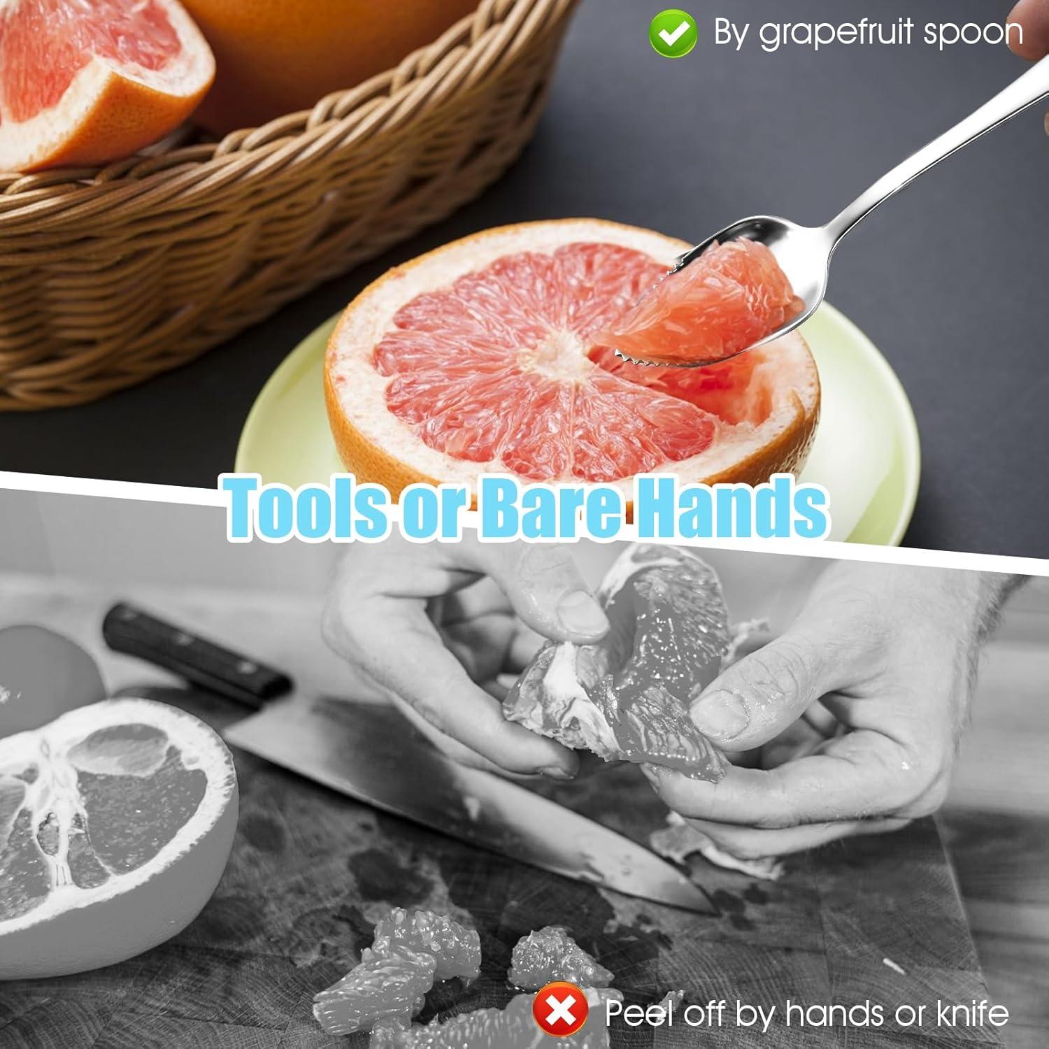 Conjunto Cuchara y Cuchillo de Pomelo Giantree - Acero Inoxidable