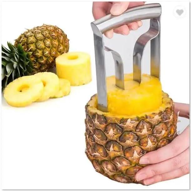 Cortador de Piña de Acero Inoxidable Genérico - 20 cm
