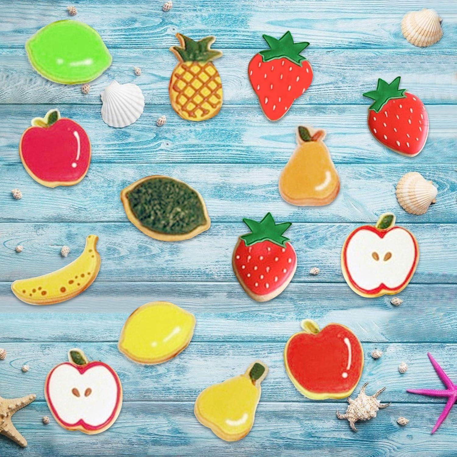 Juego de 10 Cortadores de Galletas de Frutas Wonmon