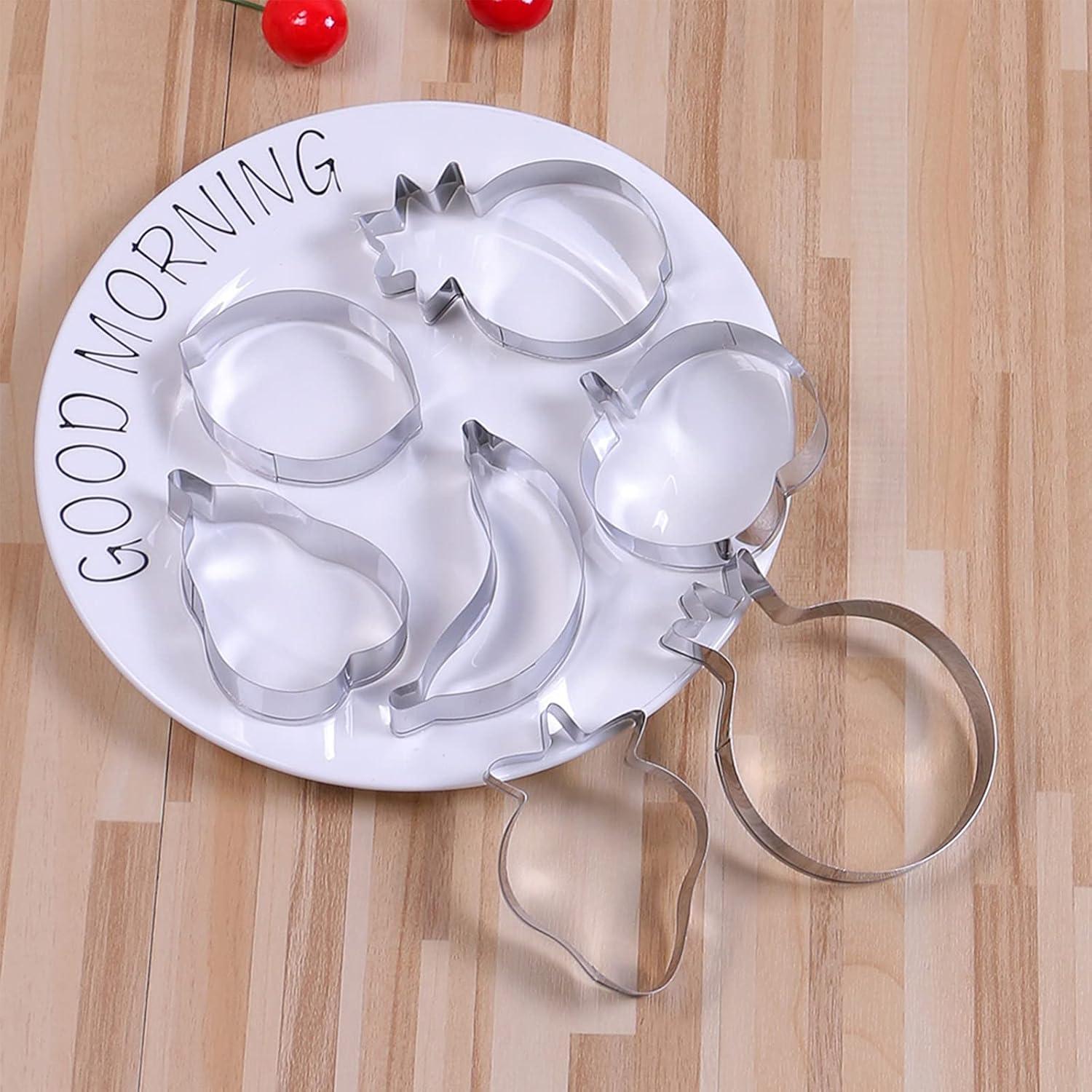 Juego de 7 Cortadores de Galletas de Frutas DALJIAFA