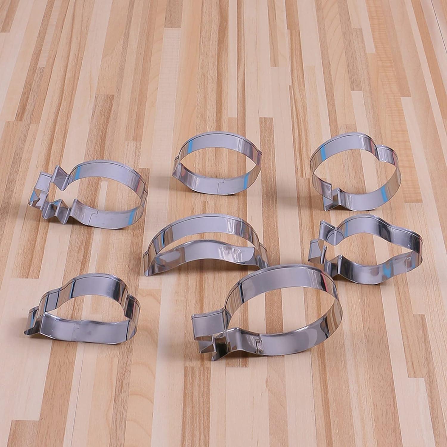 Juego de 7 Cortadores de Galletas de Frutas DALJIAFA