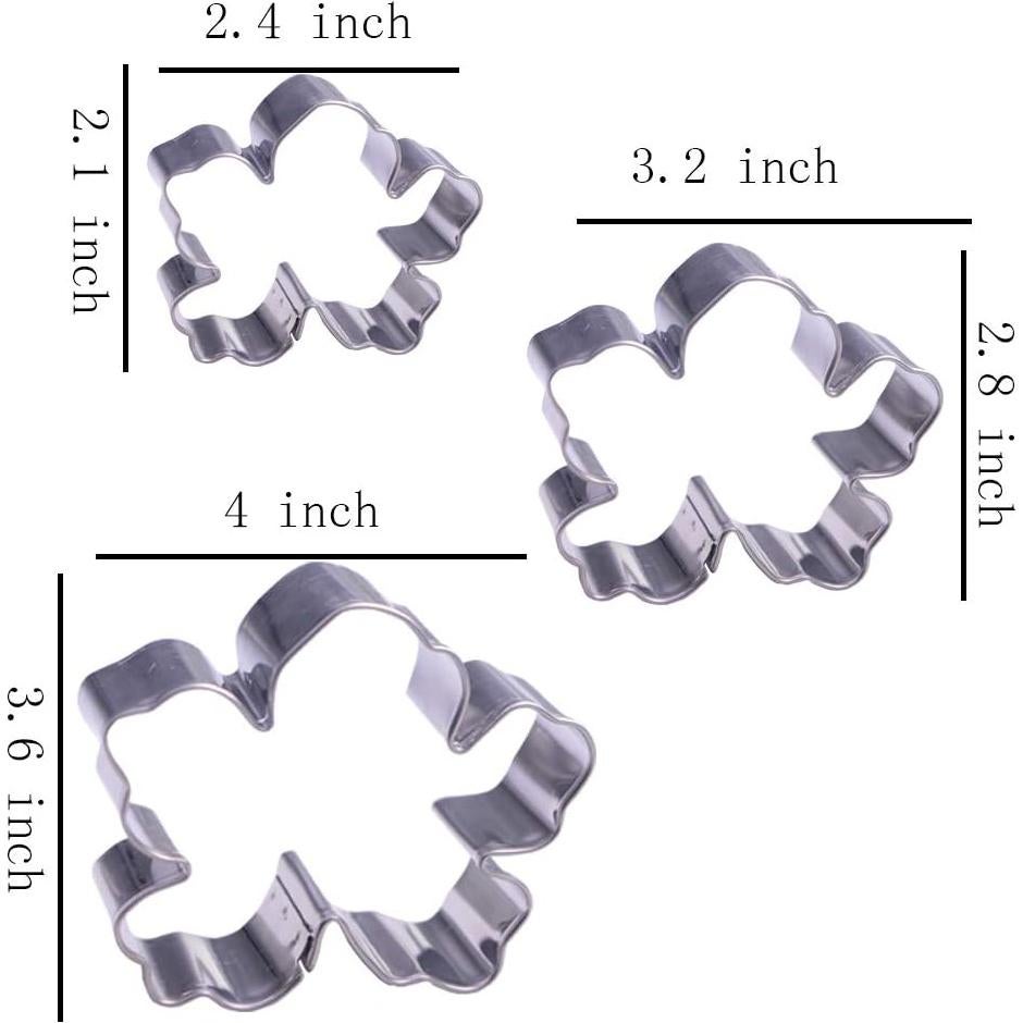 Juego de Cortadores de Galletas Tropicales Keewah, 10 Piezas, Acero Inoxidable