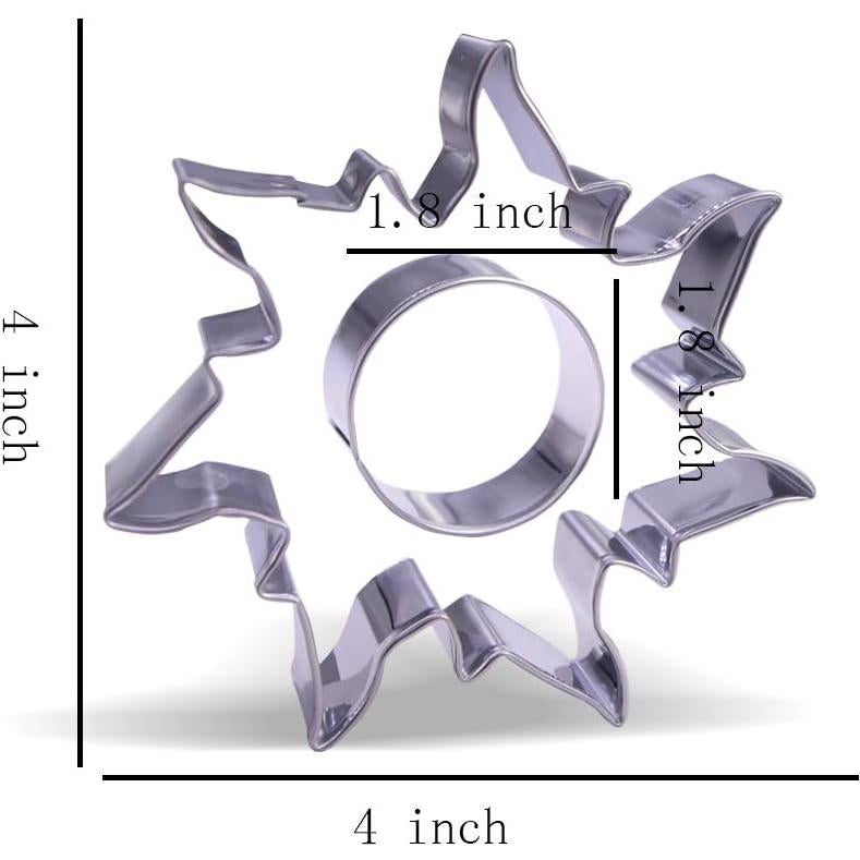 Juego de Cortadores de Galletas Tropicales Keewah, 10 Piezas, Acero Inoxidable