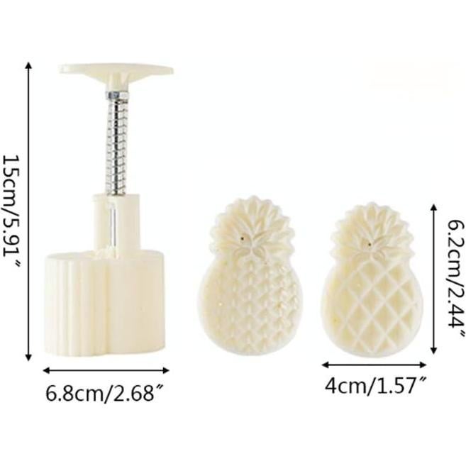 Molde de Mooncake Piña Vctitil 50g Sello de Plástico