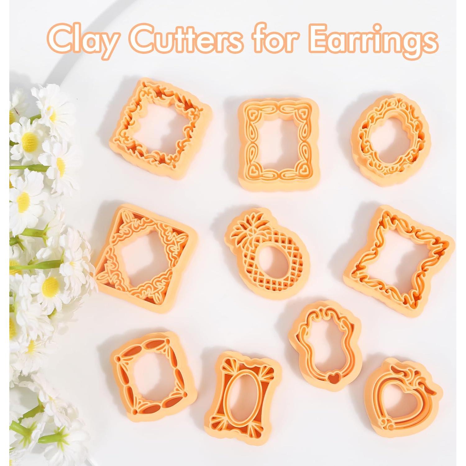 Cortadores de Arcilla Puocaon - 10 Piezas Vintage para Joyería