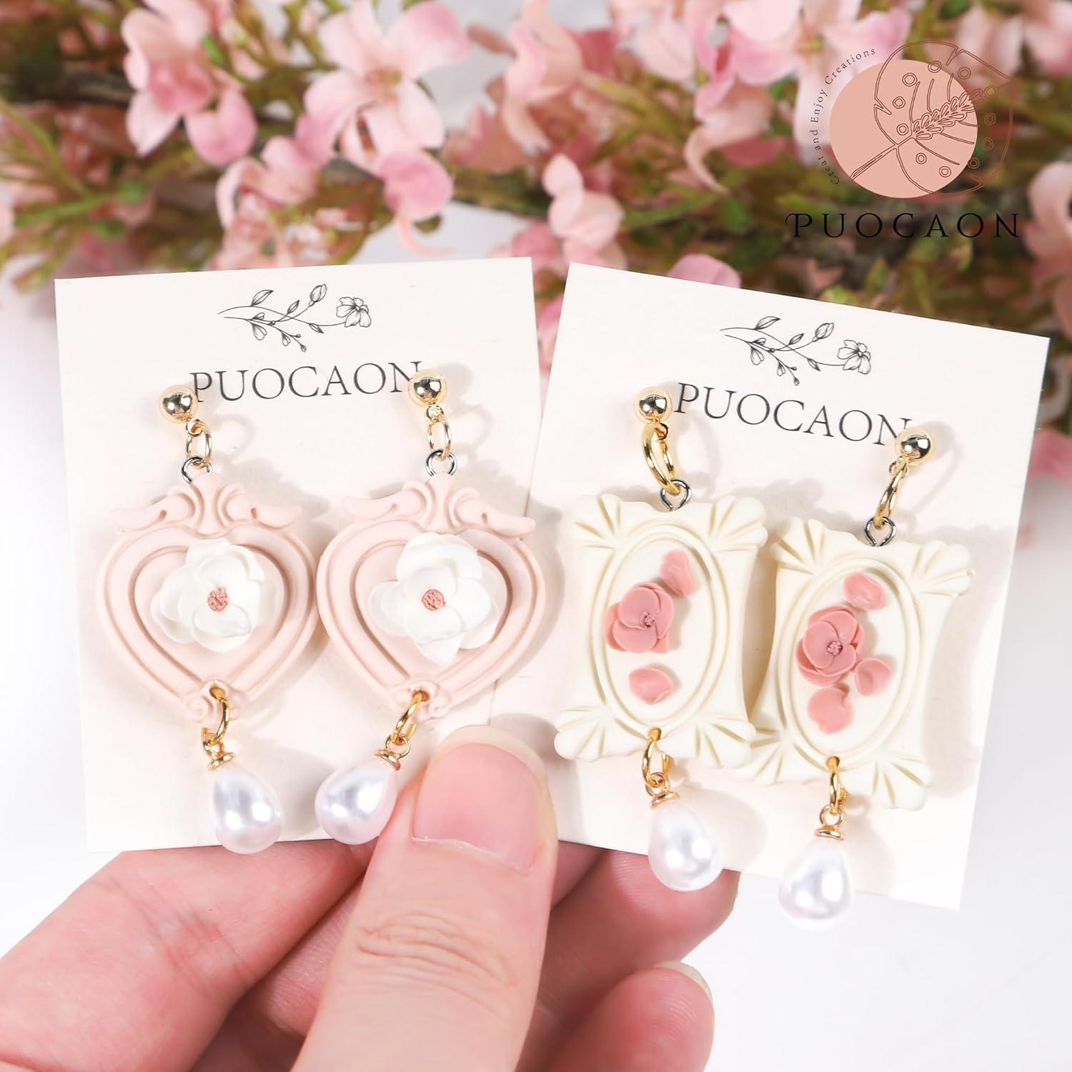 Cortadores de Arcilla Puocaon - 10 Piezas Vintage para Joyería