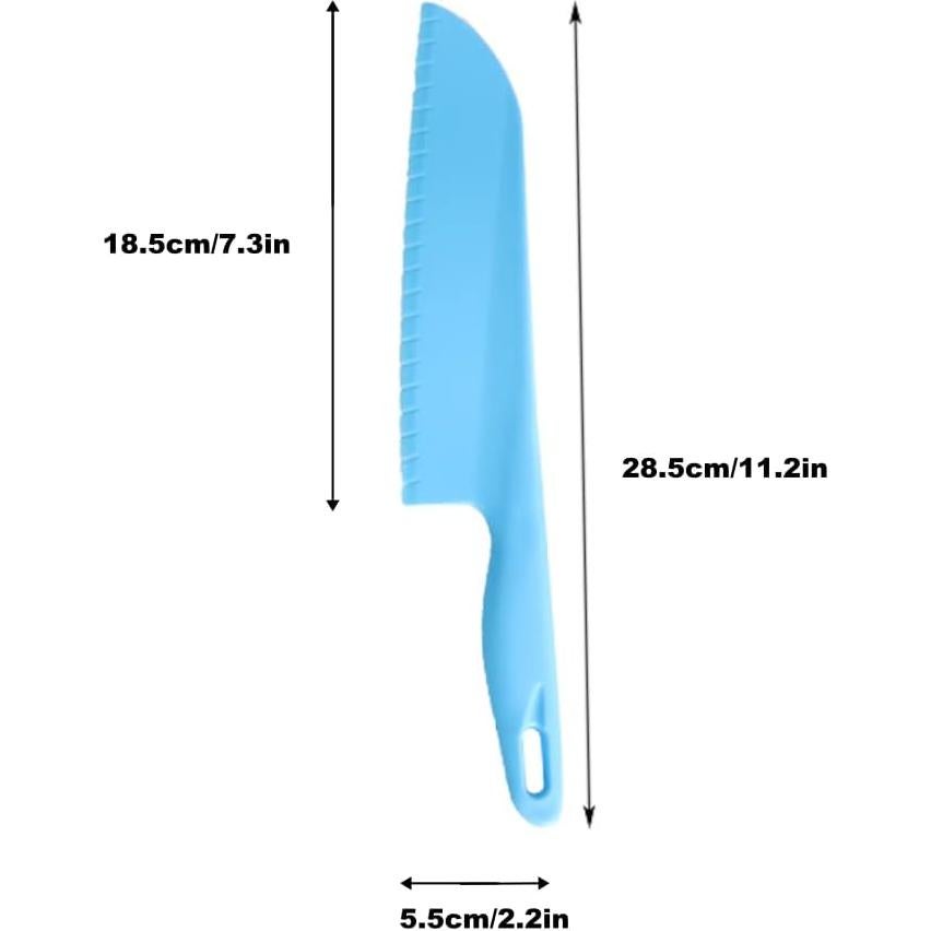 Cuchillo de Verduras Jawbush 28 cm Nylon Antiadherente 2 Pzas