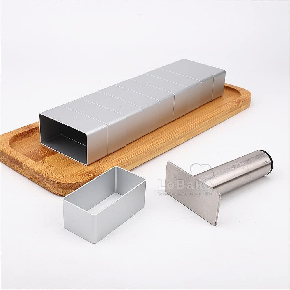 Molde de Pastel Rectangular LoBake 27.4x6.6cm con Prensa