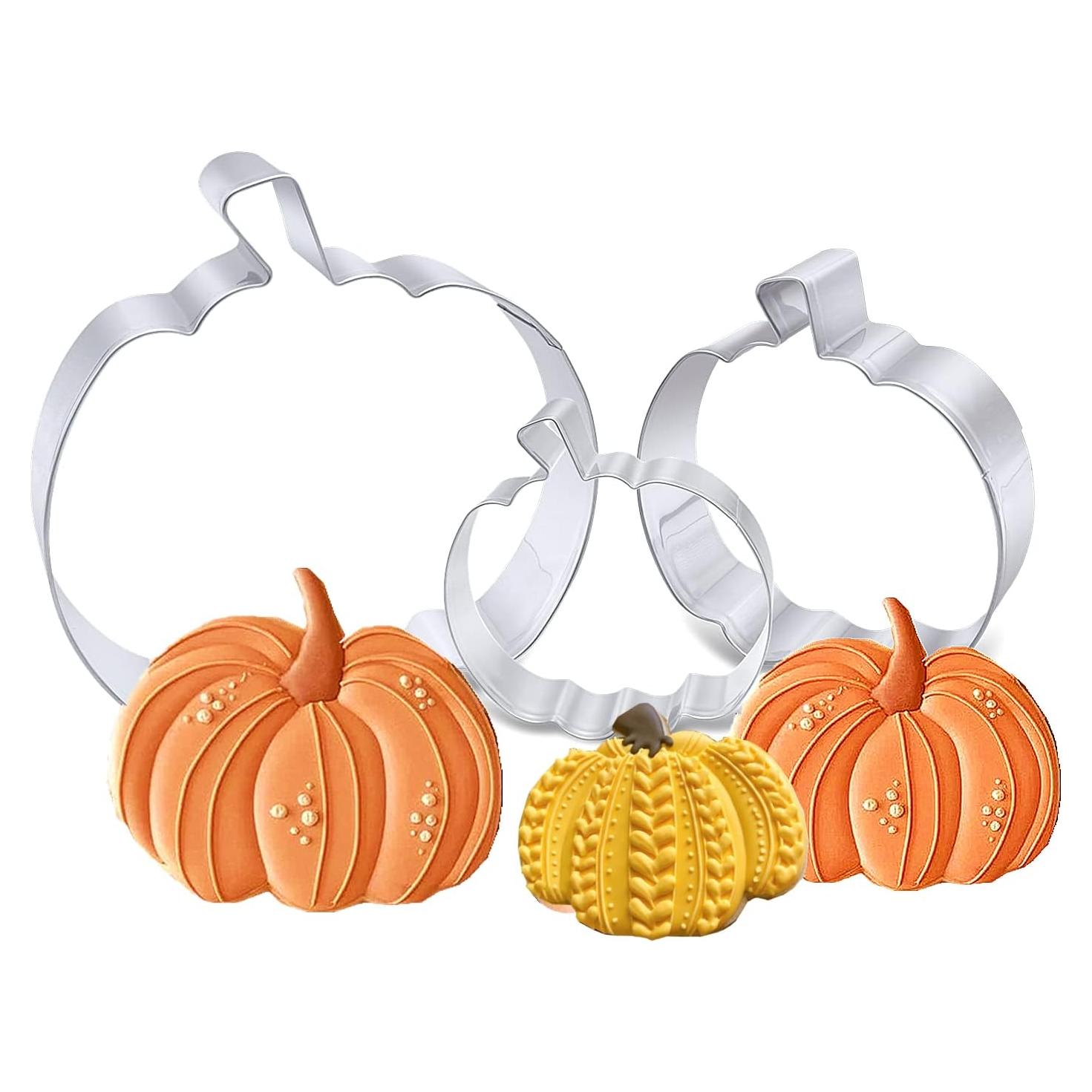 Juego de Cortadores de Galletas de Calabaza Q-BAKER 3 Piezas