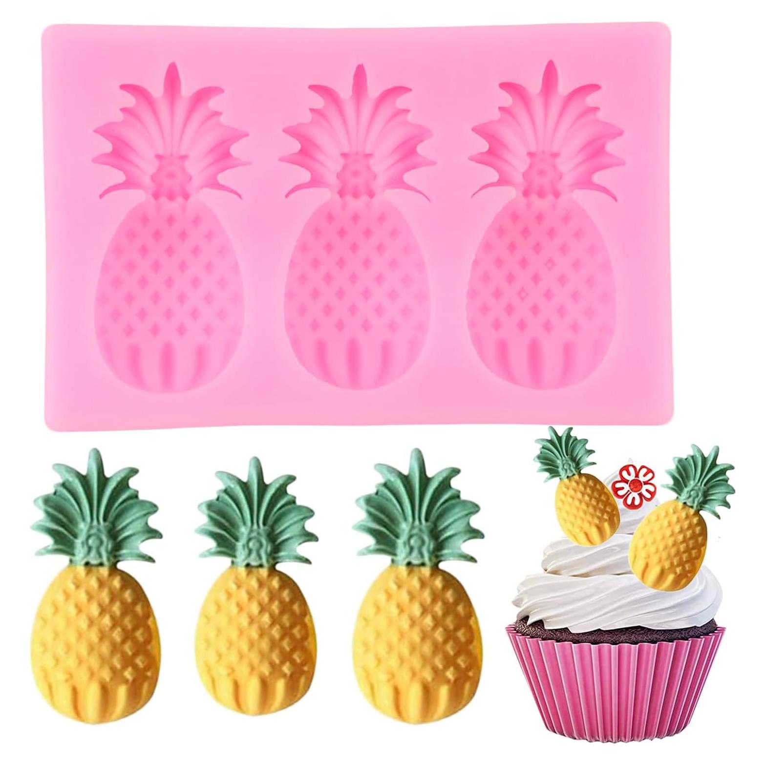 Molde de Silicona de Piña QDMOLDS para Fondant y Chocolate