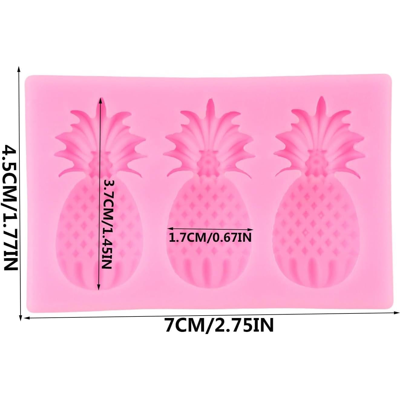 Molde de Silicona de Piña QDMOLDS para Fondant y Chocolate