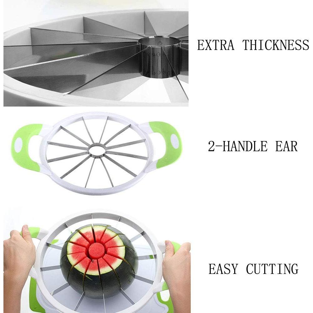 Cortador de Melón Multifuncional ZaH - Acero Inoxidable 33 cm