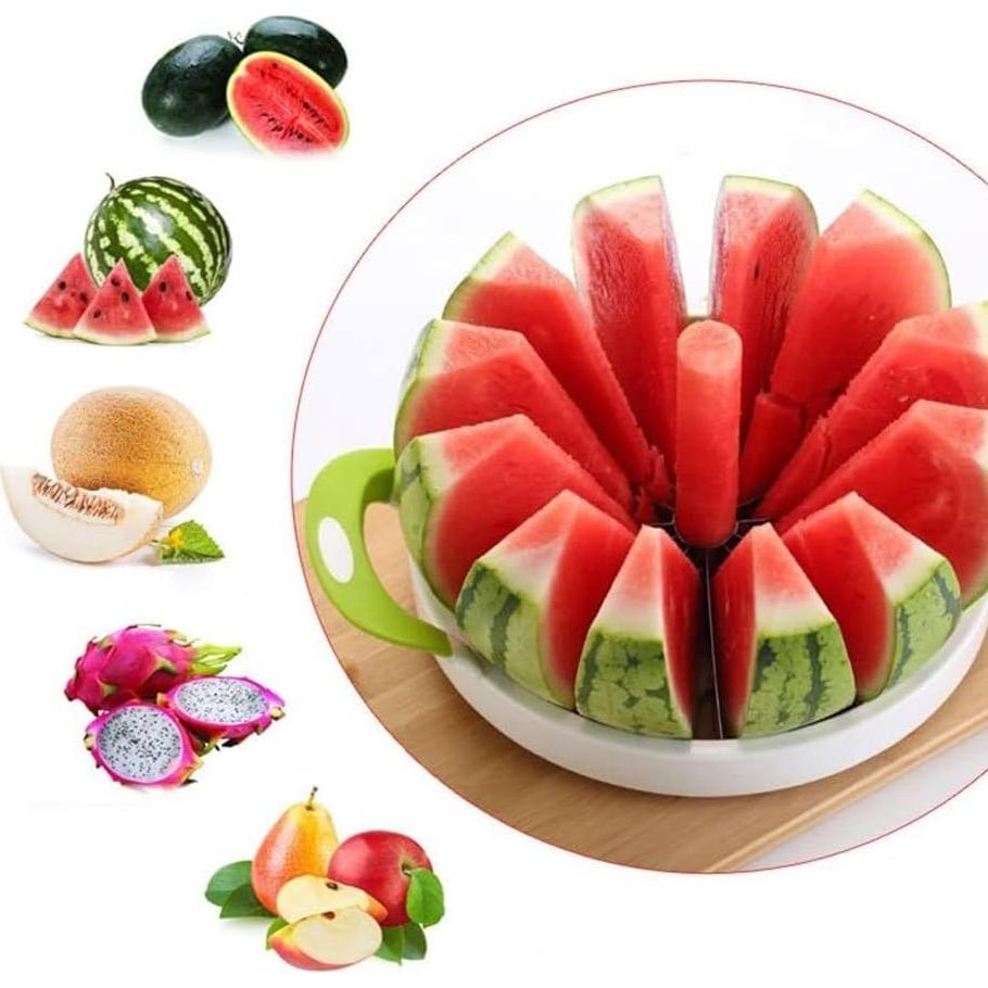 Cortador de Melón Hogar Moderno 12 Rebanadas Acero Inoxidable
