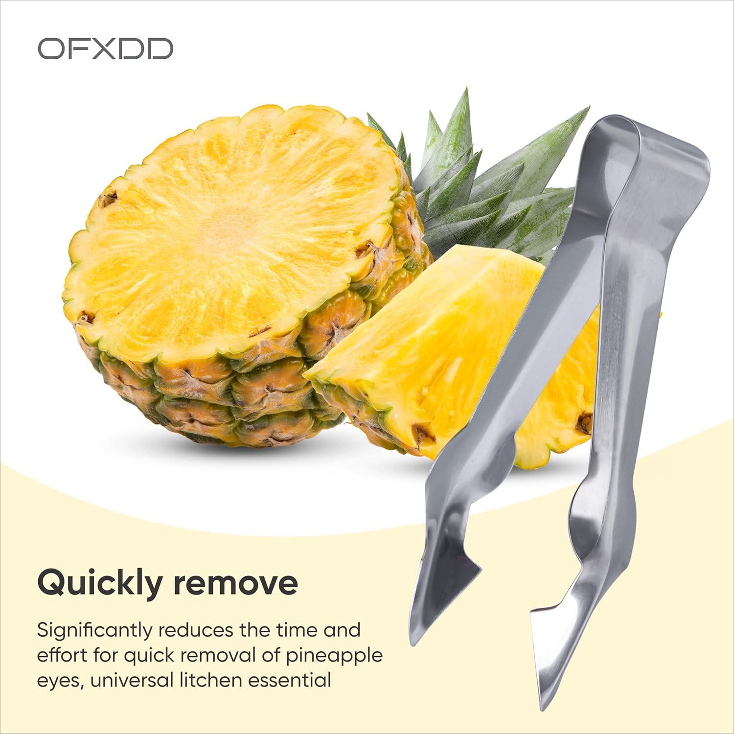 Removedor de Ojos de Piña OFXDD - Acero Inoxidable, 3 Pcs