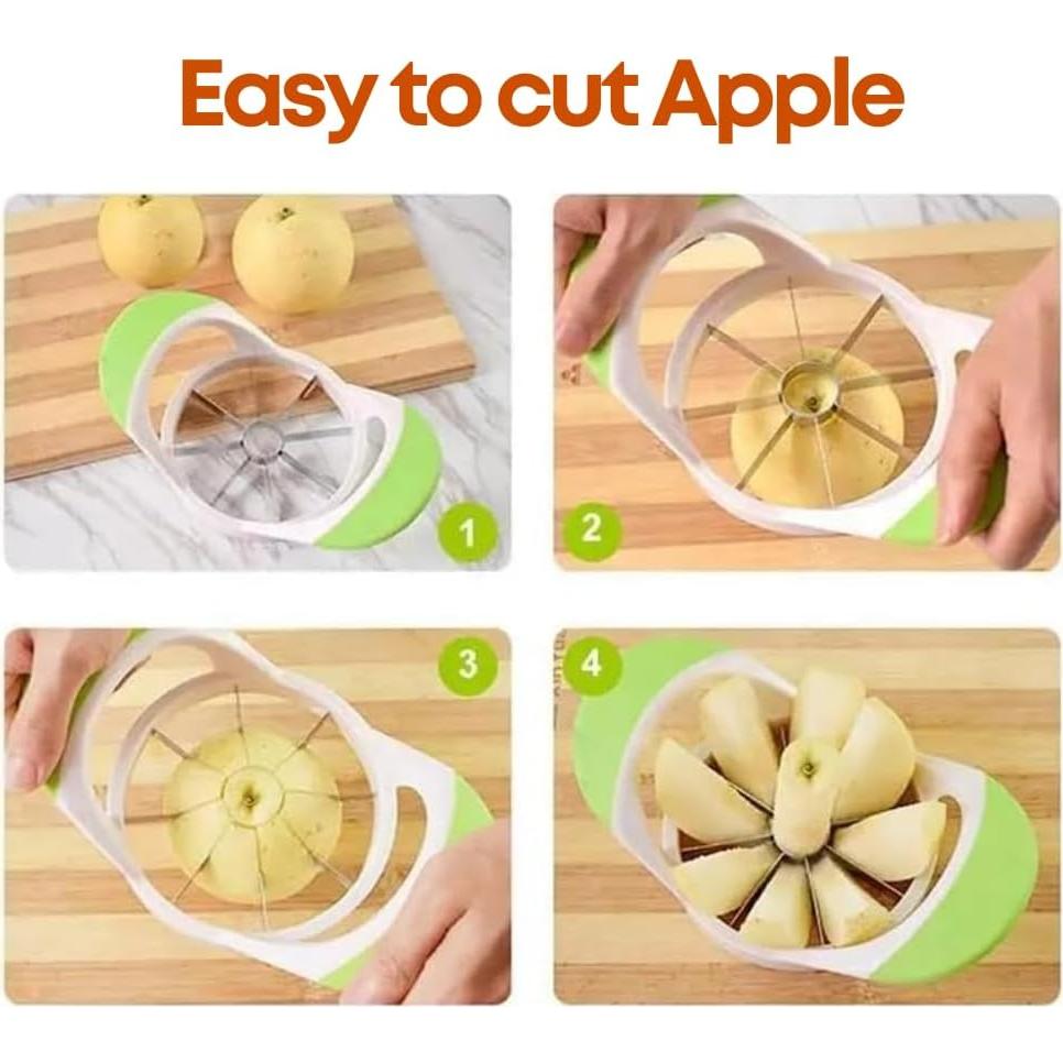 Juego de Cortadores de Frutas 3PCS Genérico - Acero Inoxidable