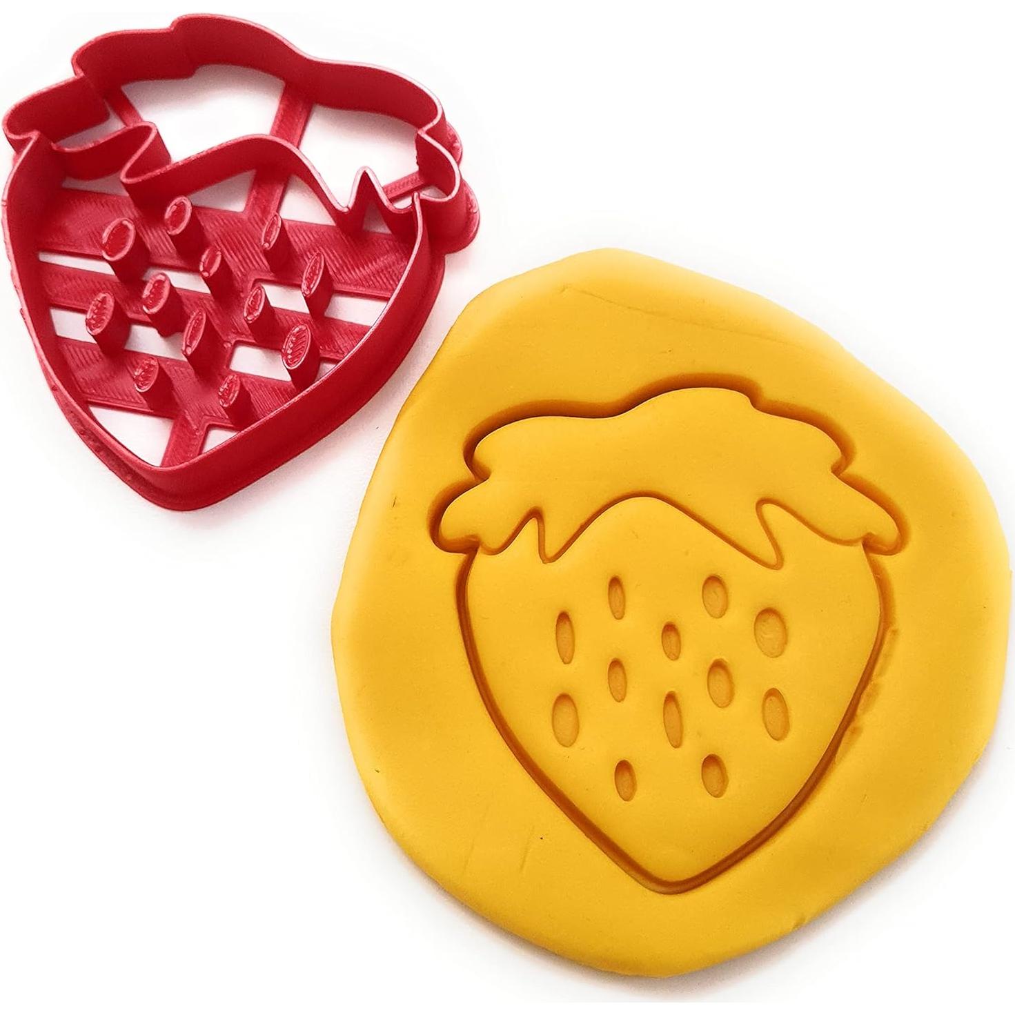 Cortadores de Galletas T3D Tema Frutas Set 5 Piezas