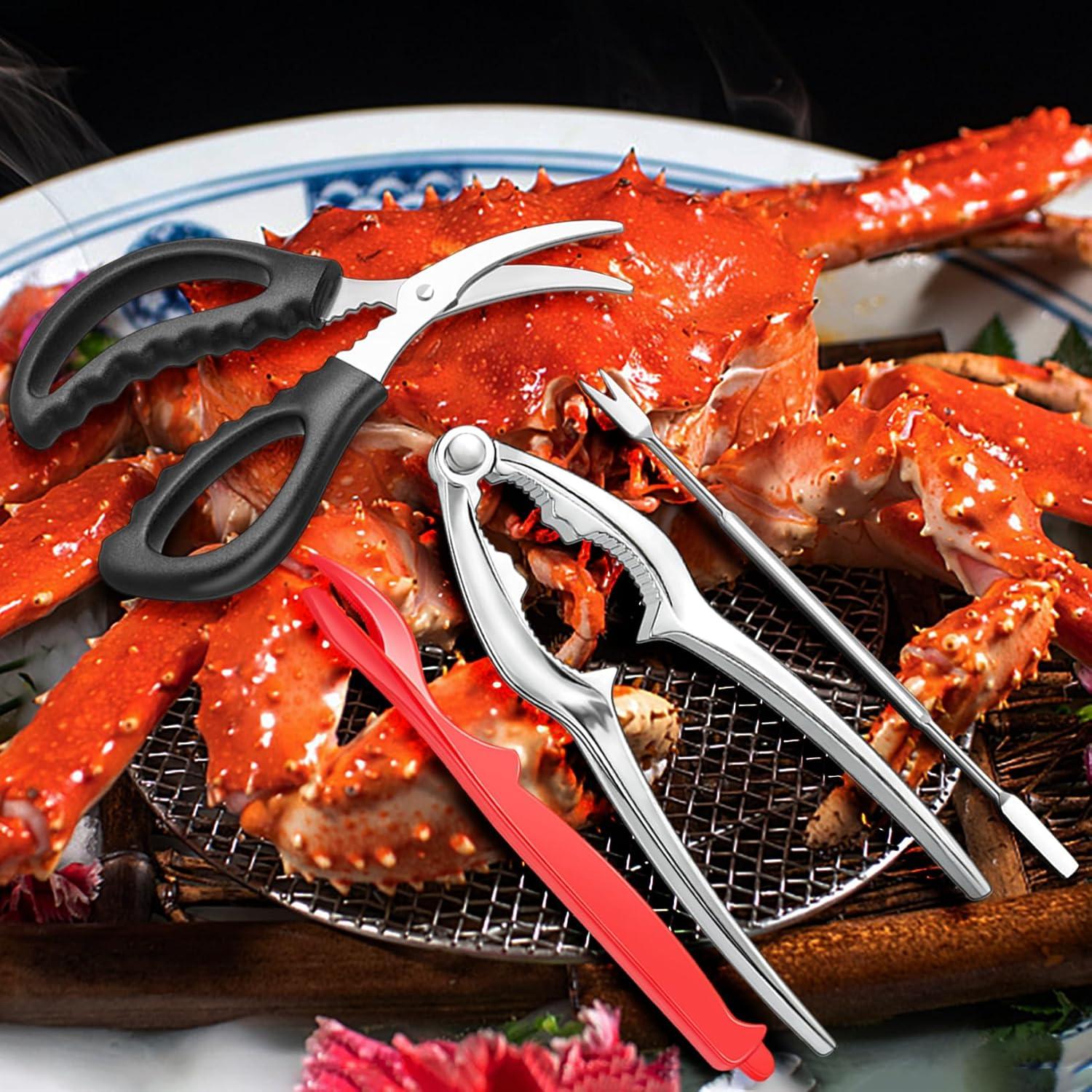 Juego de Herramientas para Mariscos 9 Piezas Acero Inoxidable