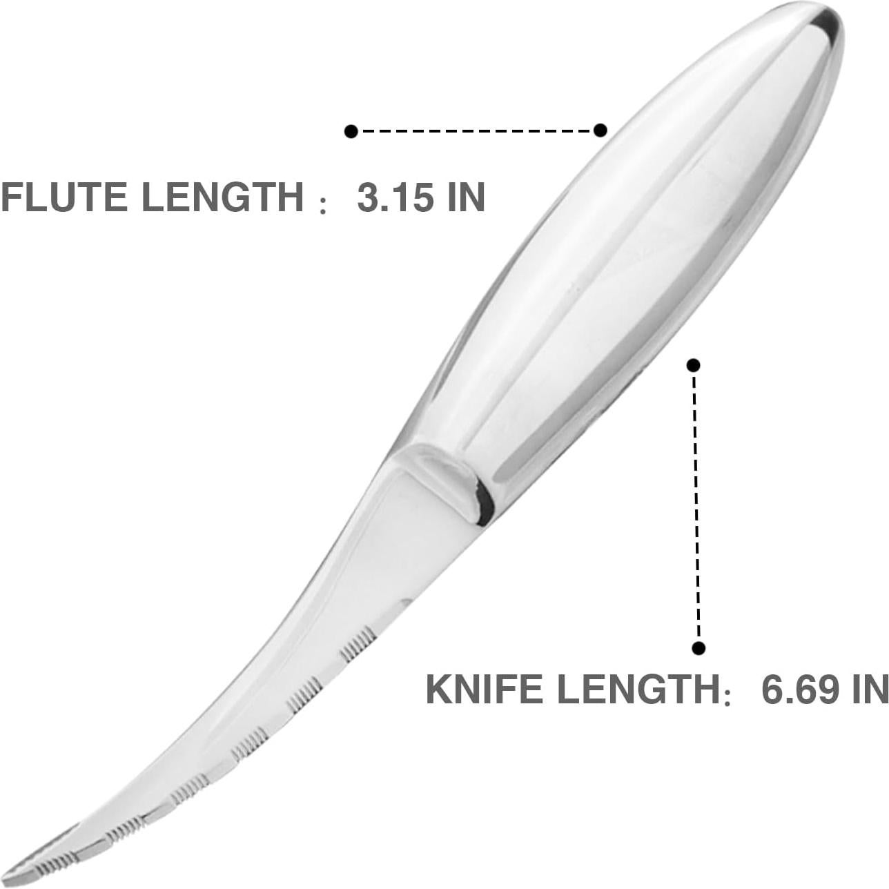 Desvenador de Camarones RRumo de Acero Inoxidable 18cm