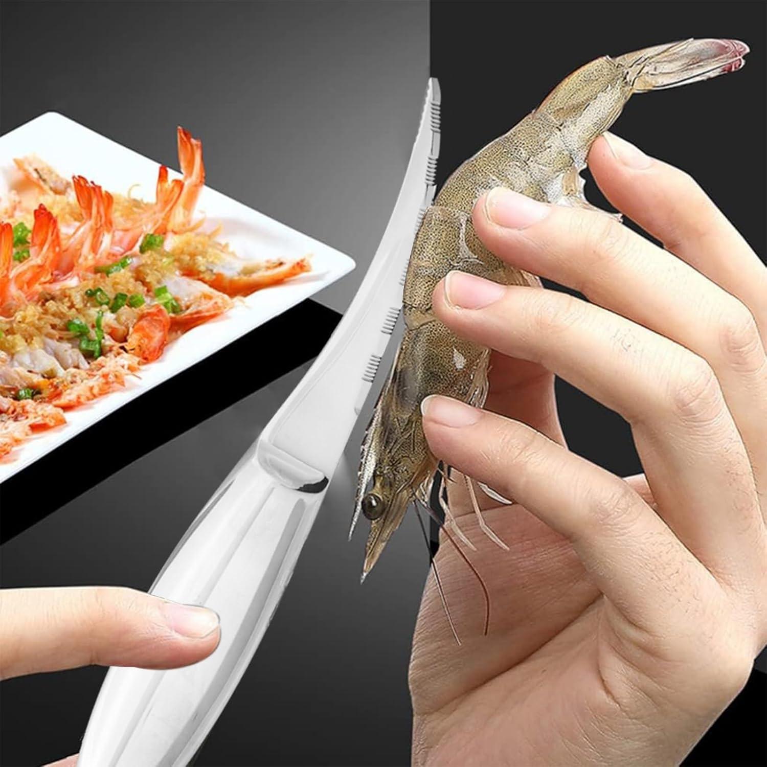 Desvenador de Camarones RRumo de Acero Inoxidable 18cm