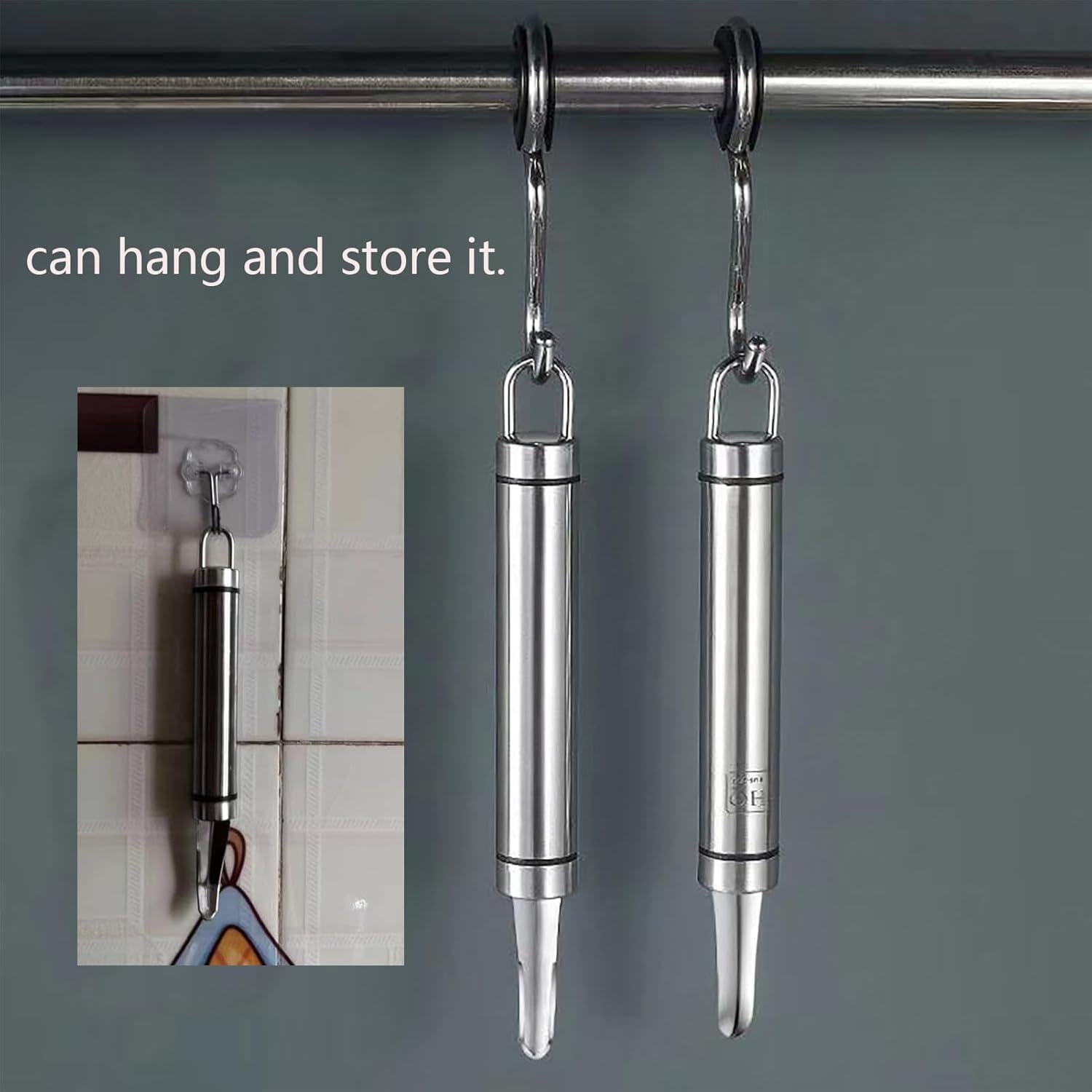 Herramienta desvenadora de camarones UpTuoLi, 2 piezas acero inoxidable