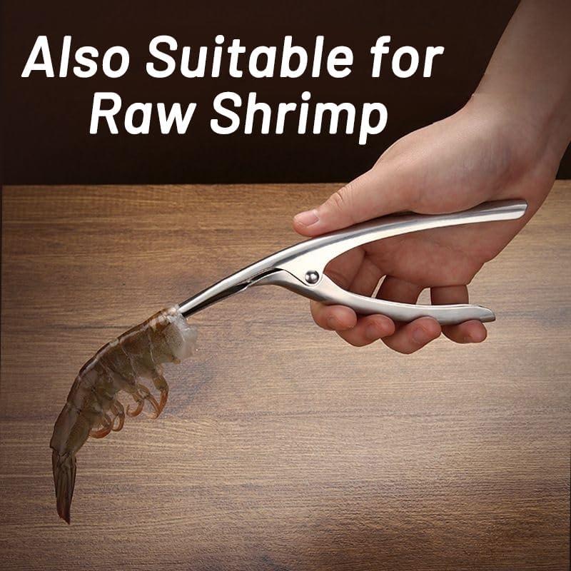 Paquete de 2 peladores de camarones Yopolaz de acero inoxidable