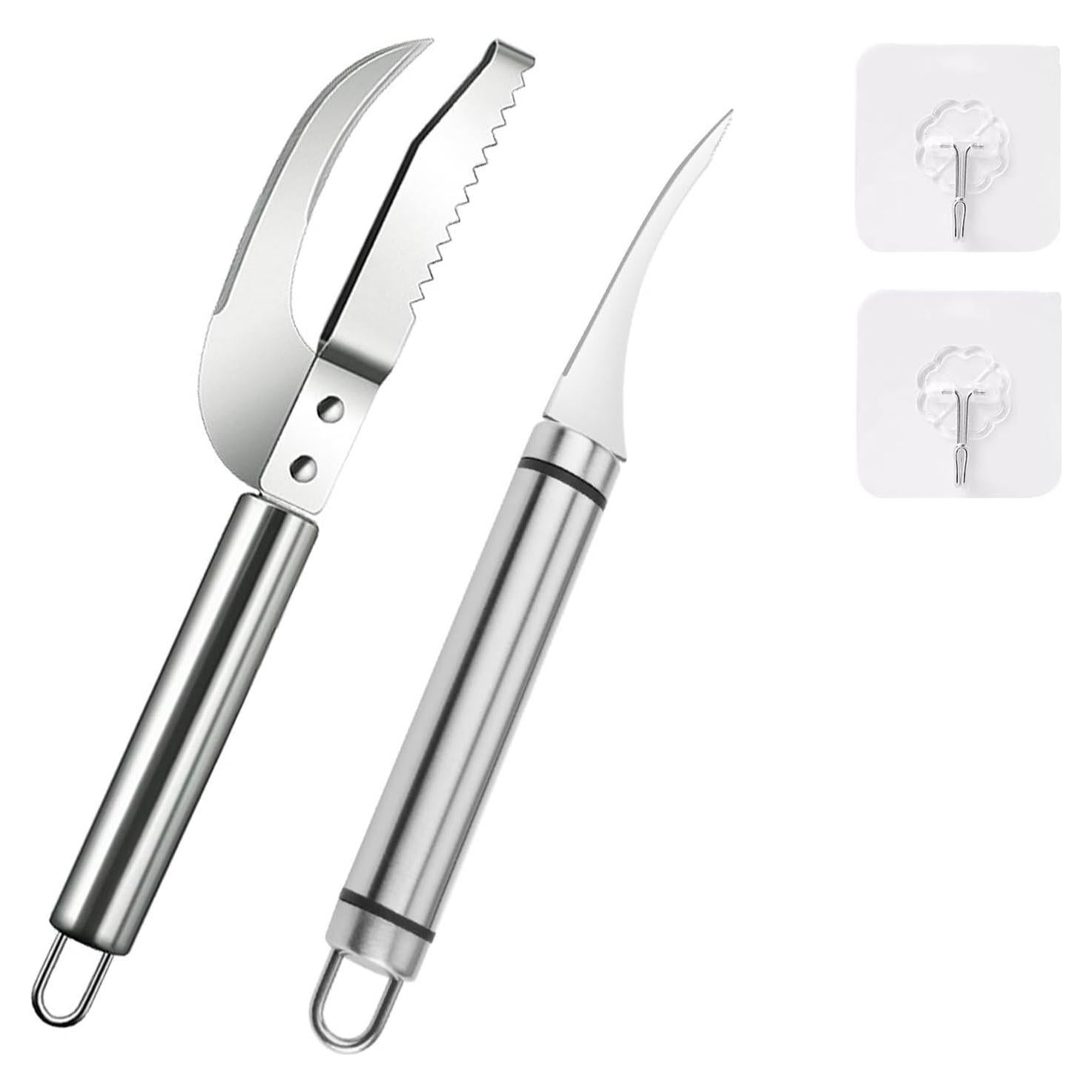 Juego de Herramientas de Acero Inoxidable Wjwumha para Camarones y Pescado