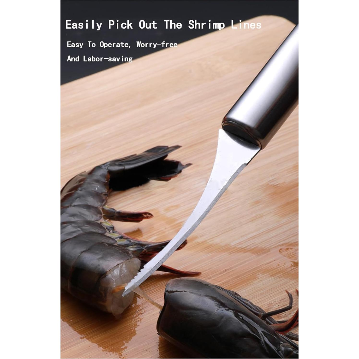 Juego de Herramientas de Acero Inoxidable Wjwumha para Camarones y Pescado