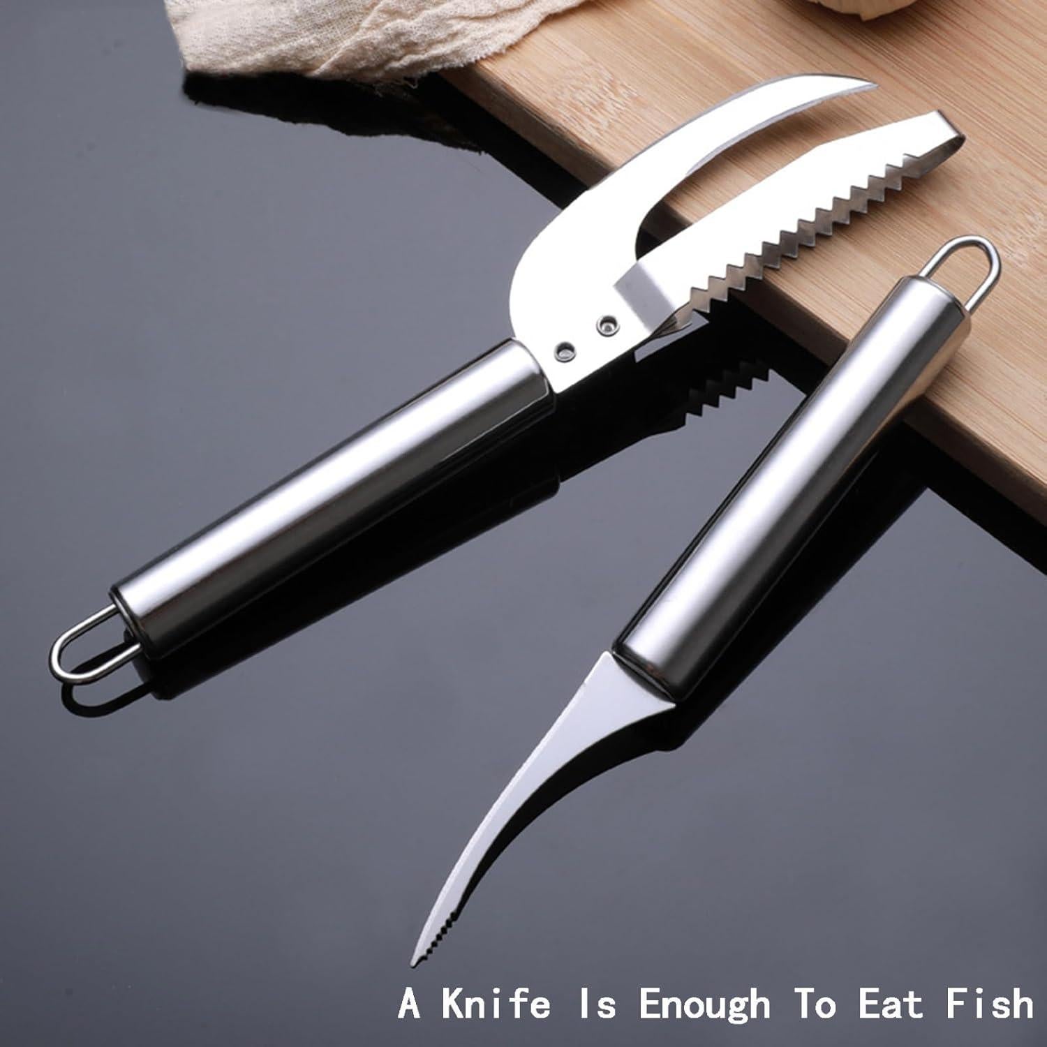 Juego de Herramientas de Acero Inoxidable Wjwumha para Camarones y Pescado