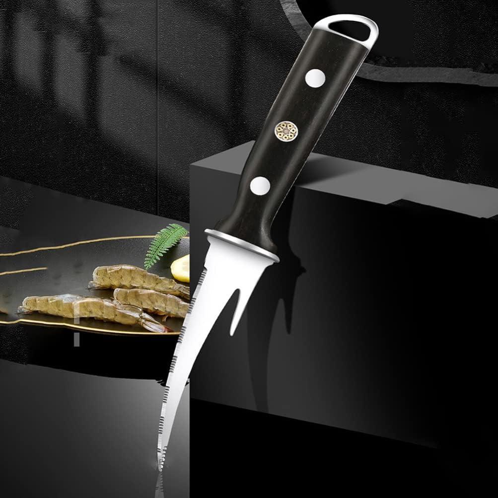 Hemoton Shrimp Deveiner Tool Stainless Steel Shrimp Peeler Shrimp Deveining Tool Shrimp Cleaner Peeler Shrimp Cutter Shrimp Knife Seafood Peeler for Shrimp Prawn Lobster