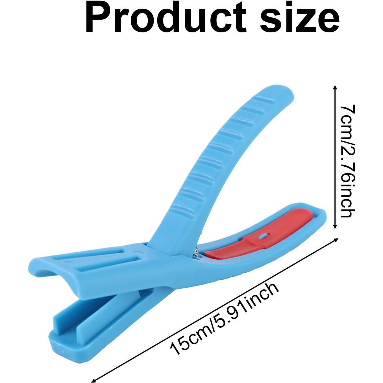 4 Piezas Peladores de Cangrejo de Río Lyreh - Rojo y Azul