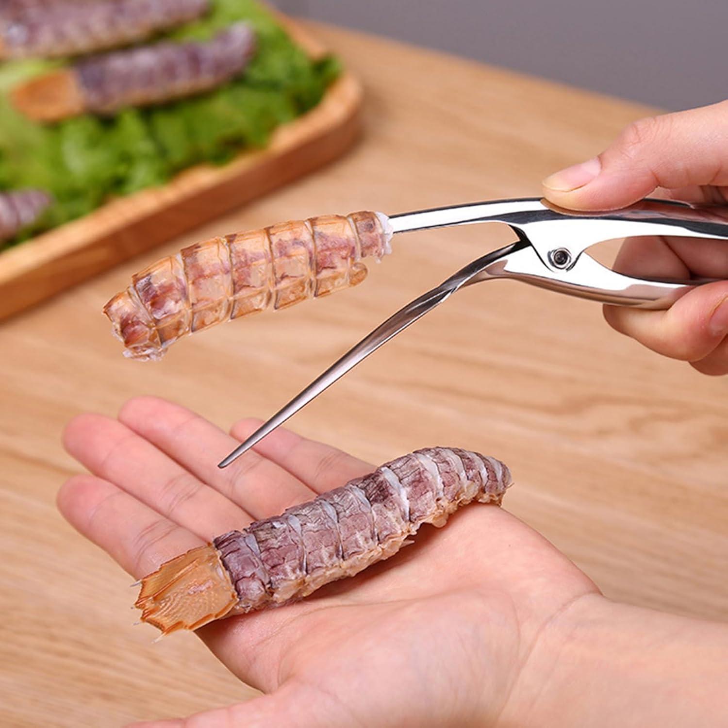 Pelador de Camarones Acero Inoxidable 304 Genérico 20.5cm